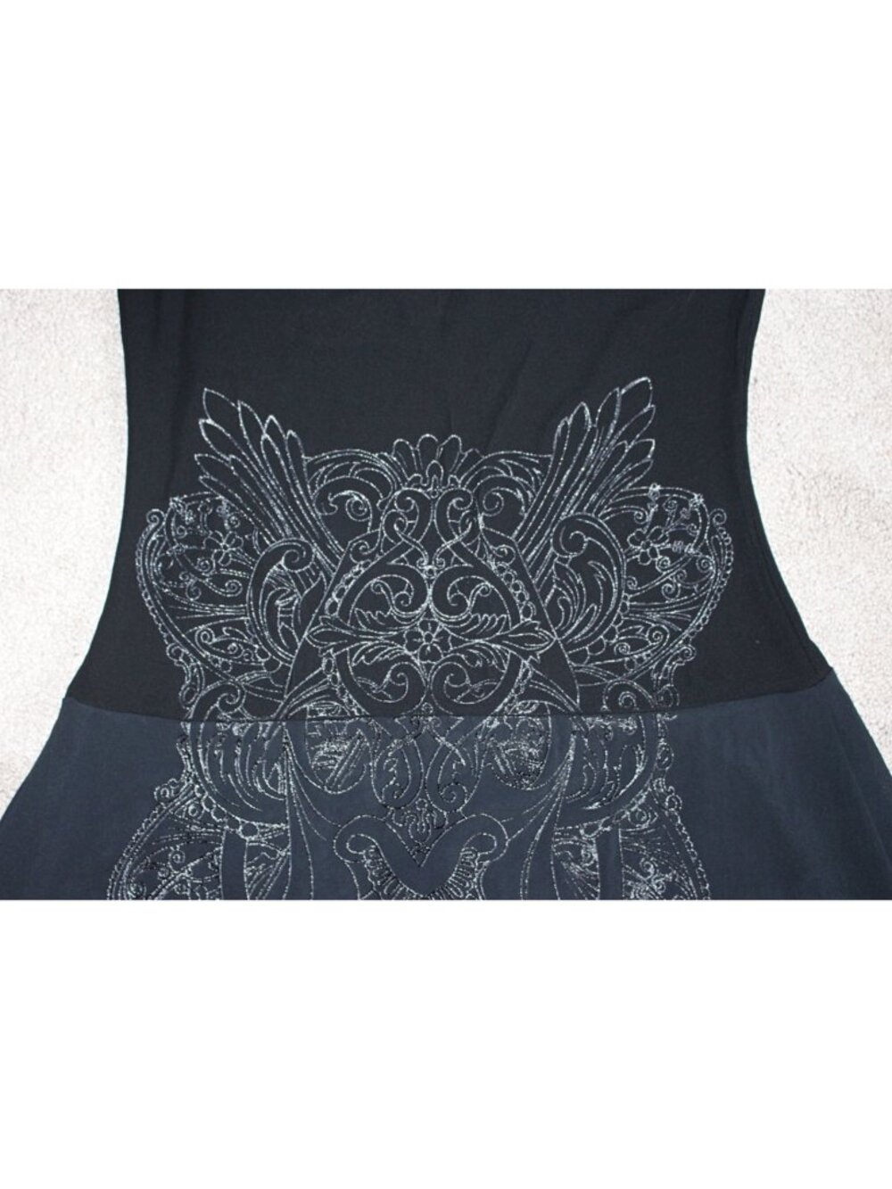 Gianfranco Ferre (DIOR) - Vintage Jersey Disco-Style Fit & Flare Dress - 38 or S - Picture 6 of 9